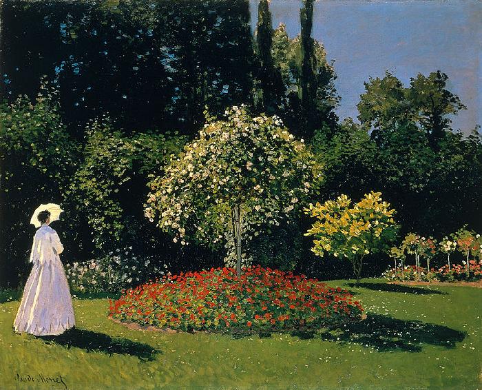 Claude Monet Marguerite Lecadre in the Garden China oil painting art